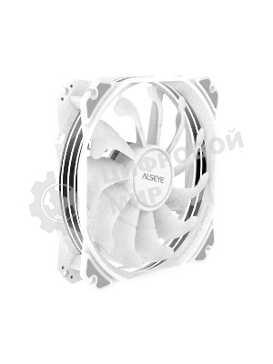 Вентилятор для корпуса Alseye M120-PWA белый, 120 мм, 1700 об/мин, 33.8 дБ, 4 pin