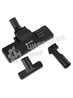 Пылесос Vitek Metropolis VT-8142 черный, 200/1500 Вт, уборка сухая, пылесборник циклонный фильтр 1.8 л