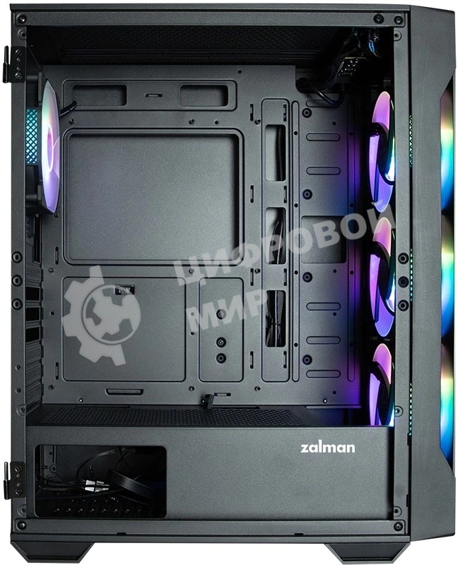 Компьютерный корпус ZALMAN I3 NEO, ATX, BLACK, FRONT MESH, WINDOW, 2x3.5