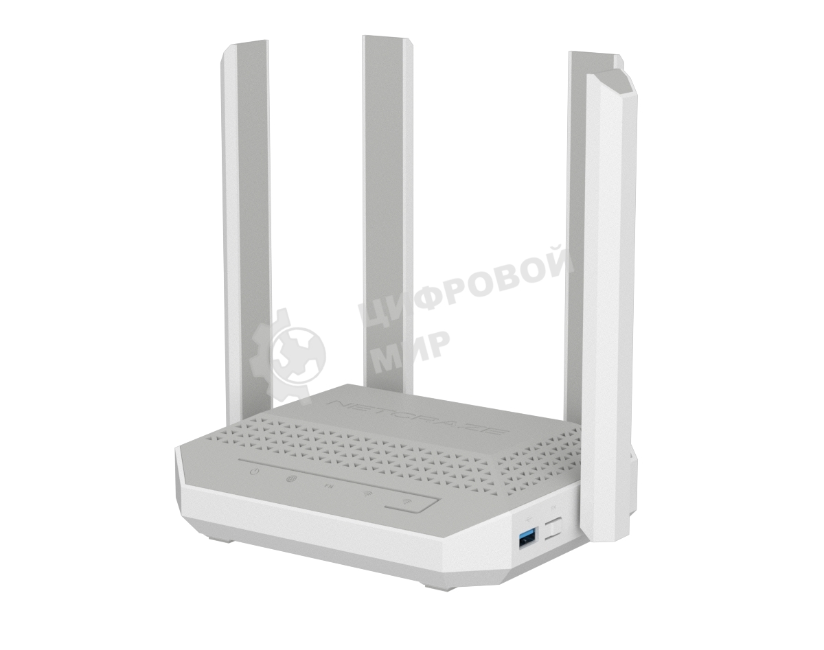 Гигабитный интернет-центр Netcraze Hopper DSL (NC-3611) с Mesh Wi-Fi 6 AX3000, 4-портовым Smart-коммутатором, портами DSL и USB 3.0