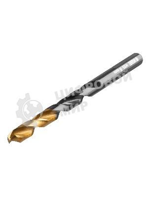 Набор сверл по металлу Denzel 2-3-4-5-6-8 мм, HSS-Tin, Golden Tip, 6 шт