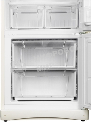 Холодильник Stinol STS 150 E бежевый двухкамерный 189/54л морозилка снизу