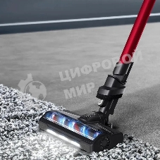 Пылесос вертикальный Tefal TY6A83WO черный/красный, питание от аккумулятора, 140 Вт, уборка сухая, пылесборник 0.44 л