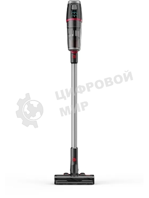 Пылесос вертикальный Rondell RDE-2071 черный/красный, питание от аккумулятора, 500 Вт, уборка сухая, пылесборник 0,4 л