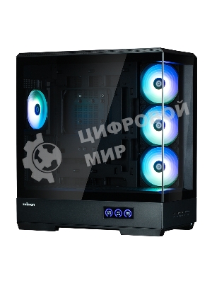 Компьютерный корпус ZALMAN P50 DS, ATX, черный, WINDOW, 2x3.5