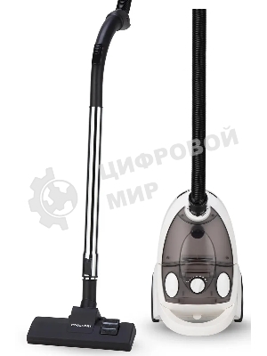 Пылесос Coolfort CF-3040 белый, 250/1800 Вт, уборка сухая, пылесборник контейнер 2 л