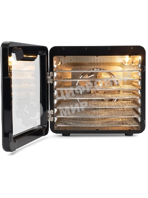 Сушка для фруктов и овощей Hyundai HYFD-8802 14под. 600Вт серебристый