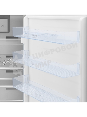 Встраиваемый холодильник Beko BCNA275E3S (7523020054) белый двухкамерный 185/69 л морозилка снизу, No Frost