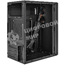 Компьютерный корпус Minitower ExeGate BAA-308U2-UNS400 (mATX, БП UNS400 с вент. 12см, 1хUSB/2хUSB 3.0, HD Audio, черный)