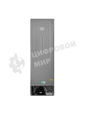 Холодильник Maunfeld MFF200NFSTSE серый двухкамерный 260/96л морозилка снизу, No Frost