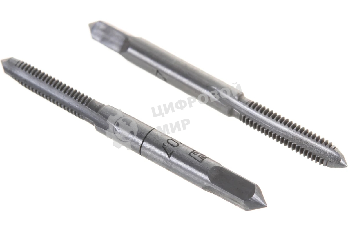 Метчик ручной Сибртех М4 х 0,7 мм, комплект из 2 шт.