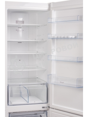 Холодильник Weissgauff CBN2WC2W2 INVERTER белый двухкамерный 280/108л морозилка снизу, No Frost