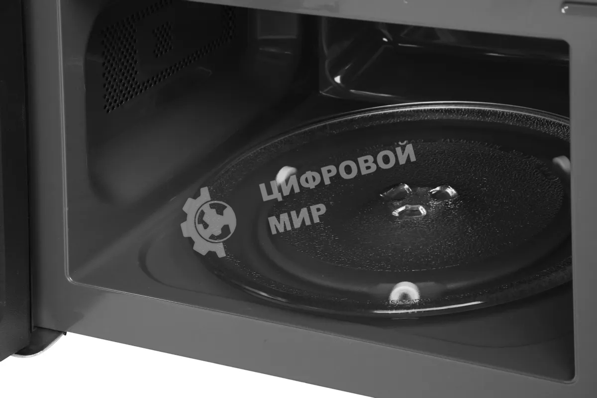 Микроволновая печь Haier HMB-DG208BA черный, 20 л, 800 Вт, переключатели - кнопки, поворотный механизм