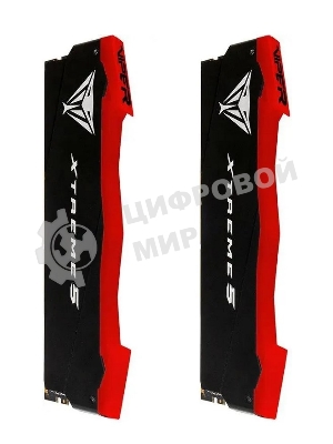 Оперативная память Patriot Viper Xtreme 5, DDR5, 32GB (2x16GB), 7600MHz, CL36, DIMM, с радиаторами, черный