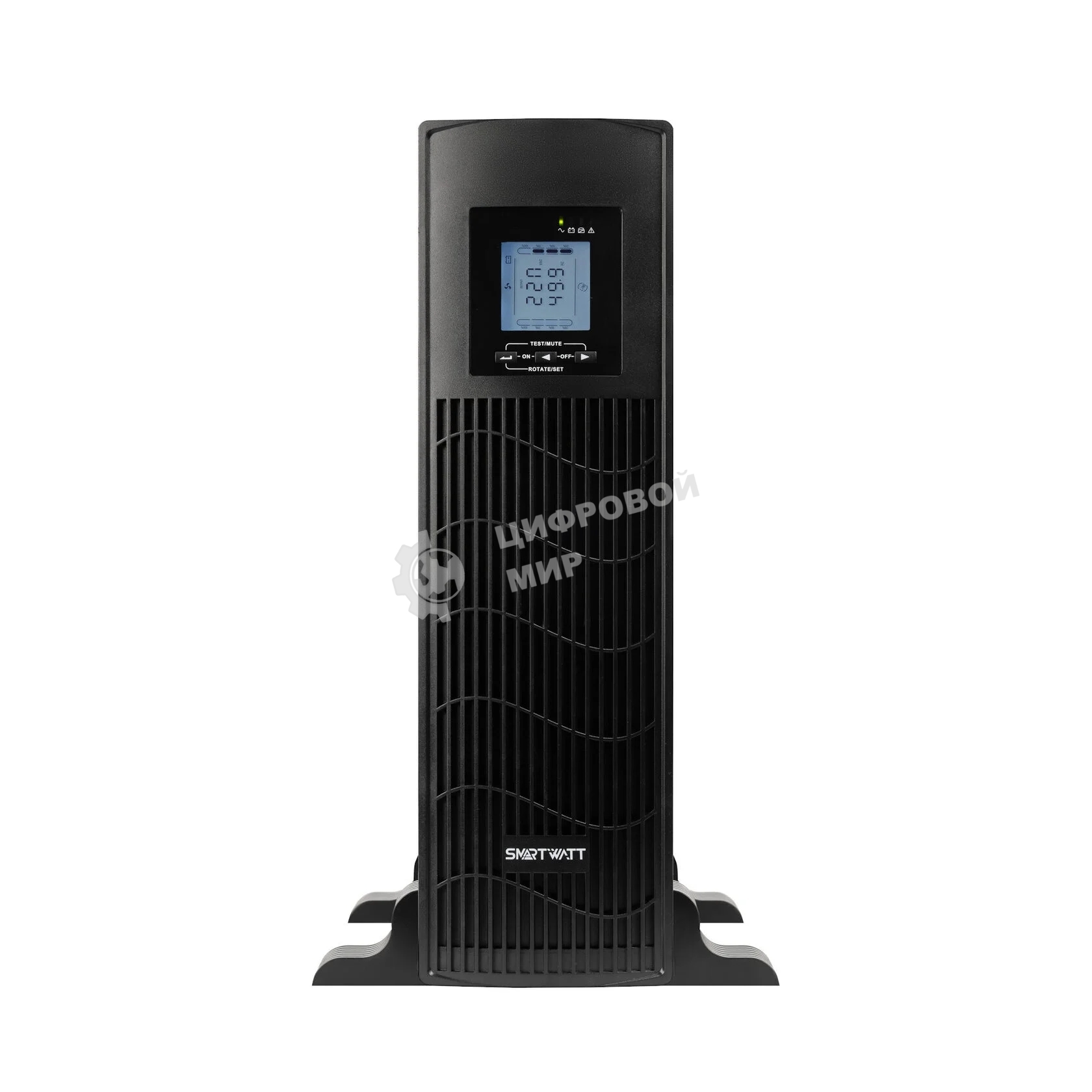 Источник бесперебойного питания SMARTWATT UPS DATA 3kVA Line-interactive SIN 3000VA/2400W (Euro x1, IEC C13 x6, USB, RJ11/RJ45 protection, SNMP, LCD