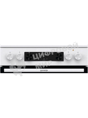 Плита электрическая Gorenje GEC6C40WD белый, конфорок 4 электрических, духовка 71 л, 60 см x 85 см x 60 см