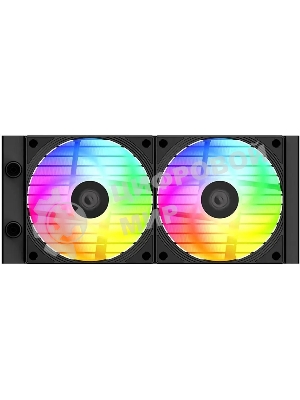 Система жидкостного охлаждения ID-Cooling FX240 INFINITY ARGb черный 120мм алюминий+медь 2000rpm 27.2db 4-pin 300W