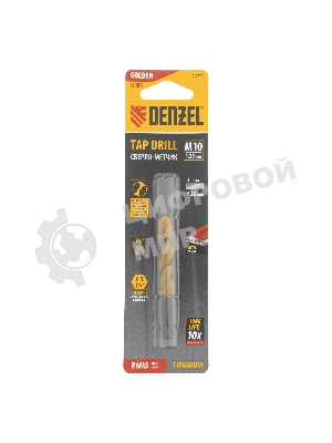 Сверло-метчик Denzel М10 х 1,25 мм, Р6М5