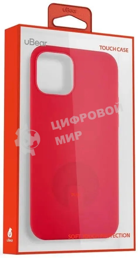 Чехол (клип-кейс) UBEAR Touch Case, для Apple iPhone 12/12 Pro, красный cs62rr61th-i20