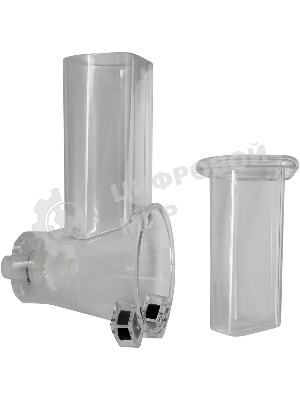 Мясорубка электрическая Polaris PMG 2027L черный, 2000 Вт, 2.0 кг/мин, реверс, защита от перегрузки, металлический лоток, насадки - 5