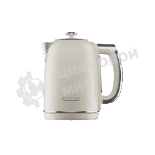 Чайник электрический Galaxy Line GL 0359 1.7 л, 2200 Вт, белый корпус: нерж.сталь/пластик