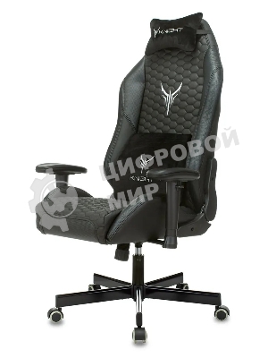 Кресло игровое Knight Neon черный соты эко.кожа с подголов. крестовина металл