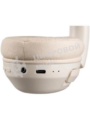 Беспроводные/проводные наушники Defender FreeMotion B475 ANC бежевый, накладные, Bluetooth + проводной, активное шумоподавление, складная конструкция, до 50 ч