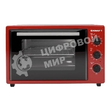 Мини-печь KRAFT KN-MO 3900 FR красный