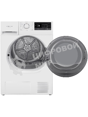 Сушильная машина Maunfeld MFDM168WH02 белый, 8 кг, сушка - тепловой насос, программ - 16, 59.5 x 84.5 x 61 см