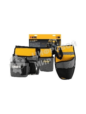 Пояс монтажника Denzel сумки поясные, кобура для шуруповерта