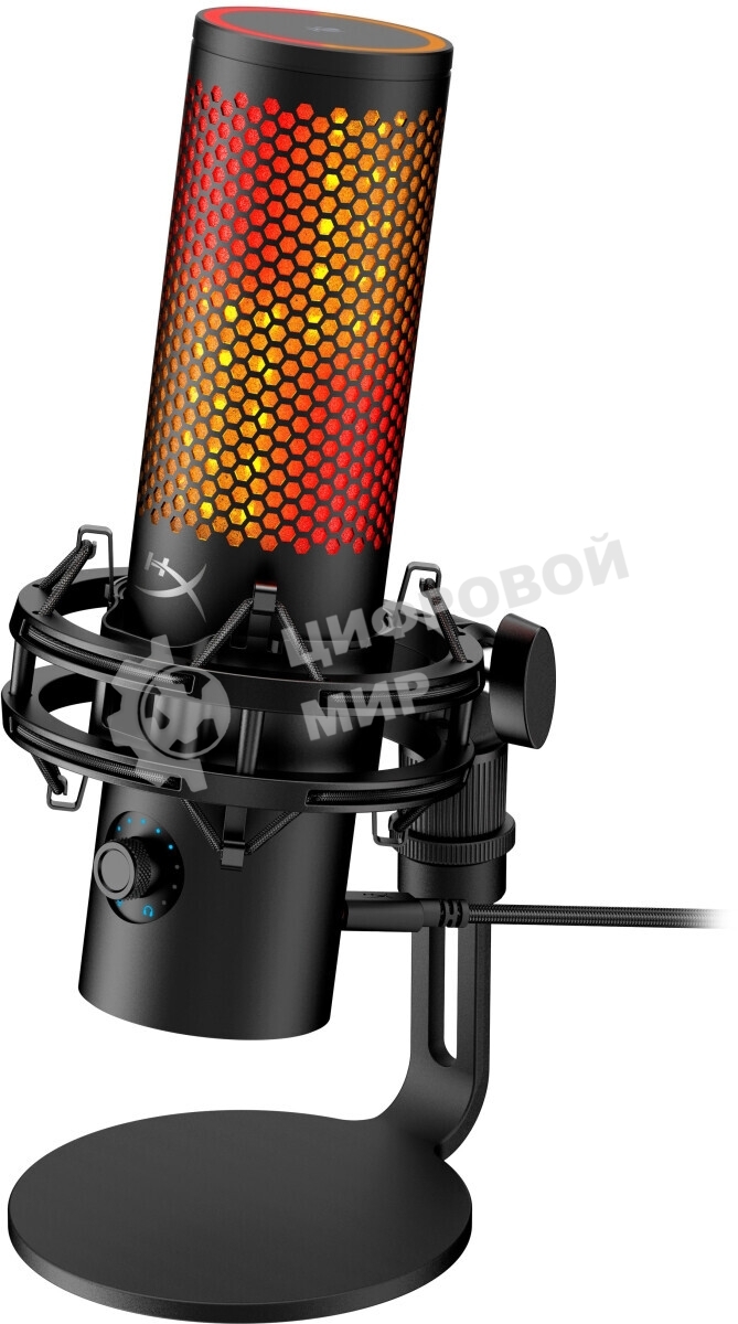 Микрофон проводной HyperX QuadCast 2 S черный
