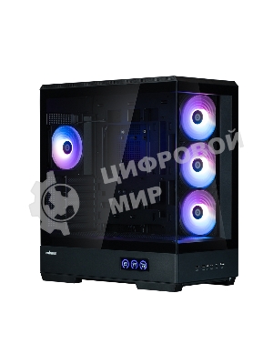 Компьютерный корпус ZALMAN P50 DS, ATX, черный, WINDOW, 2x3.5