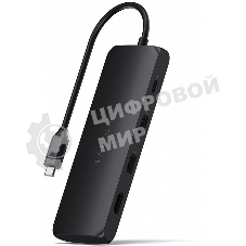 Док-станция (USB-хаб) Satechi ST-UCHSEK USB-C Hybrid Multiport Adapter (with SSD Enclosure M.2 SATA, 2xUSB 3.1, USB Type-C, HDMI), черный