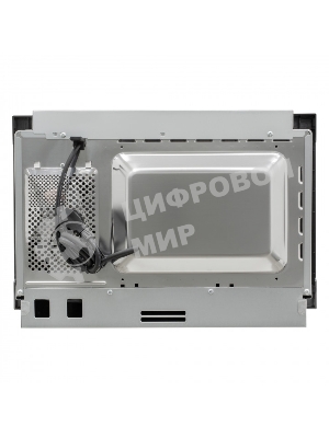 Встраиваемая микроволновая печь Schaub Lorenz SLM EE22D серебристый, 20 л, 800 Вт, переключатели - кнопки, поворотный механизм