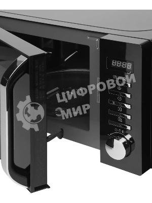 Микроволновая печь Haier HMB-DG208BA черный, 20 л, 800 Вт, переключатели - кнопки, поворотный механизм