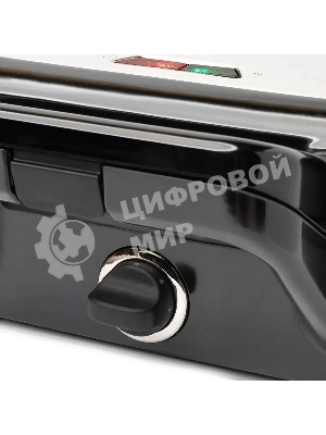 Вафельница Kitfort КТ-1674 1200Вт черный/серебристый