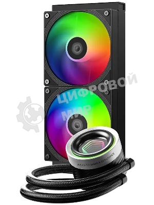 Система жидкостного охлаждения ID-Cooling FX240 INFINITY ARGb черный 120мм алюминий+медь 2000rpm 27.2db 4-pin 300W