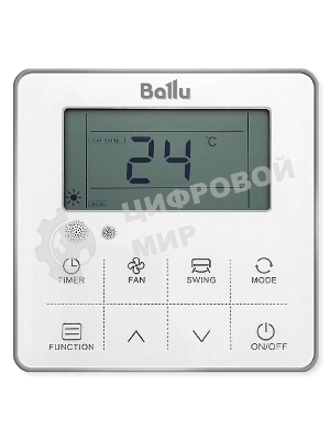 Внутренний блок сплит-системы канального типа Ballu BLC_D/in-60HN1_21Y 60000 BTU, 160 м², 45 дБ, охлаждение, обогрев, осушение, серый