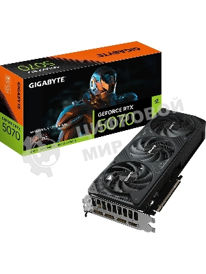 Видеокарта Gigabyte PCI-E GV-N5070WF3OC-12GD 1.0 NVIDIA GeForce RTX 5070 12Gb 192bit GDDR7 2805/28000 HDMIx1 DPx3 HDCP Ret