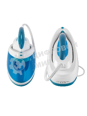 Парогенератор электрический ENDEVER Delta-450, белый/голубой, мощность 2800 Вт, подача пара 150 г/мин, макс. пар удар до 400 г/мин, 2 шт/уп