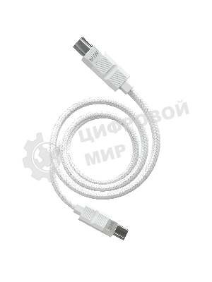 Дата-кабель MORE CHOICE (4620202555007) K87aa 2м USB 3.0A PD60W для Type-C Type-C- 2м, белый