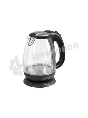 Чайник Energy E-250 (1.7 л) стекло/пластик черный