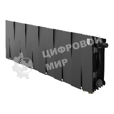 Радиатор биметаллический Royal Thermo PianoForte 200 черный VR80- 12 секц.