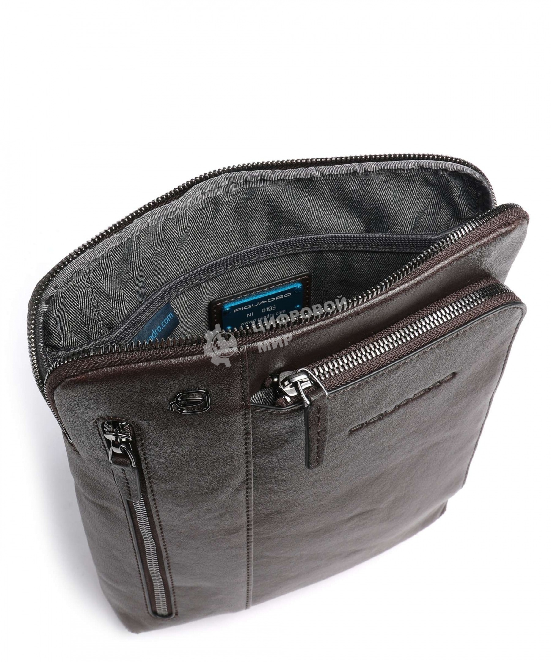 Сумка мужская Piquadro Black Square CA1816B3/TM темно-коричневый натур.кожа