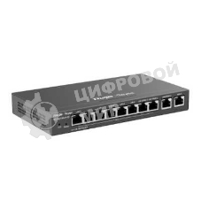 Маршрутизатор Ruijie Reyee RG-EG210G-P-V3, 8×1 Гбит/с PoE + 2×1000 Мбит/с Uplink, управляемый