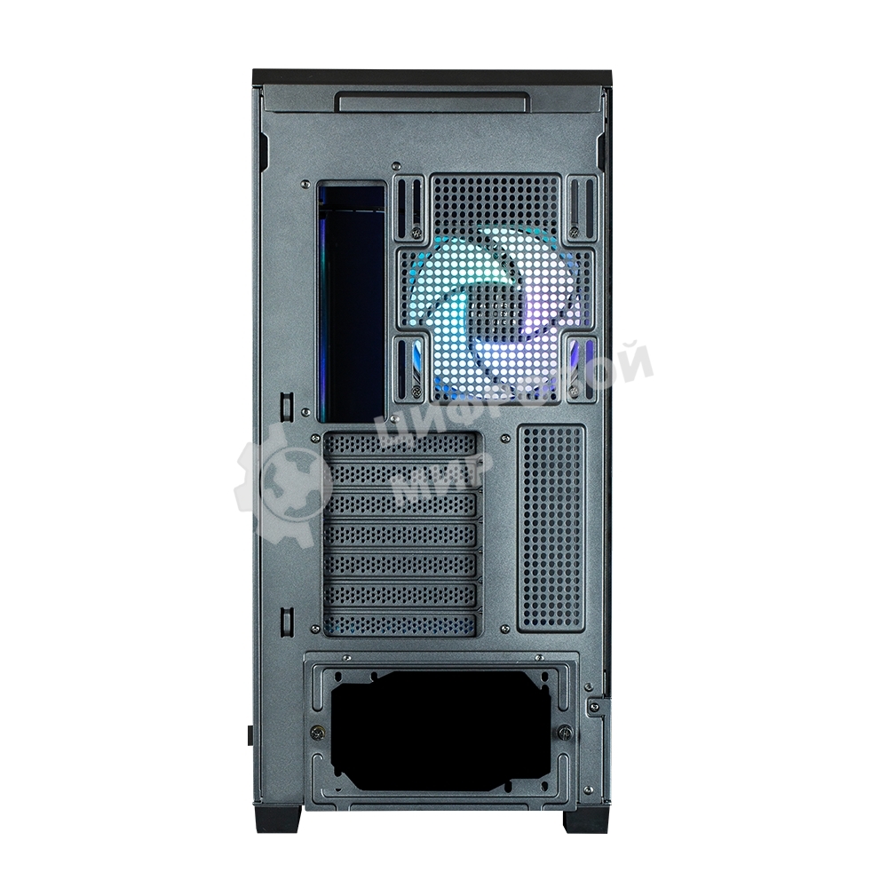 Компьютерный корпус ZALMAN P50 DS, ATX, черный, WINDOW, 2x3.5