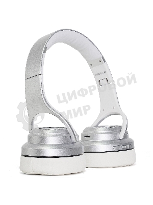 Беспроводные/проводные наушники Crown CMBH-5050 серебристый, накладные, Bluetooth + проводной, складная конструкция, до 10 ч