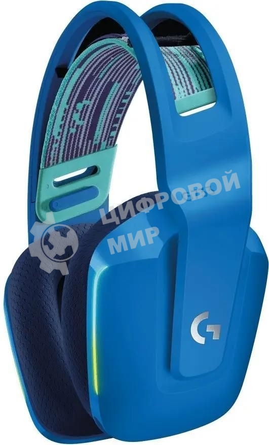 Наушники с микрофоном Logitech G733 Lightspeed синий накладные Radio оголовье 981-000945