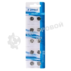 Батарейки щелочные/алкалиновые Gembird GB-LR54-10B, тип LR54(AG10), 10шт, блистер