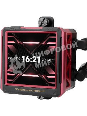 Система жидкостного охлаждения Thermalright Frozen Warframe ULTRA 360 ARGb Soc-AM5/AM4/1151/1200/2066/2011/1700 черный 4-pin 29.6dB Al LCD Ret (F-WFRAME-ULT-360-BL-ARGb)